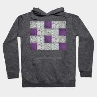 Abstract Patchwork Pattern Hoodie